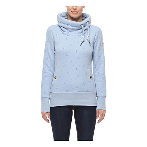 Ragwear Rylie Marina Damen Frauen Kapuzenpulli,Kapuzenpullover,Hoodie,Stehkragen,warm,Seitentaschen,Regular Fit,Blau,XXL Ragwear Rylie Marina Damen Frauen Kapuzenpulli,Kapuzenpullover,Hoodie,Stehkragen,warm,Seitentaschen,Regular Fit,Blau,XXL von Ragwear