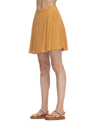 Ragwear SHAYEN Damen Frauen Kurzer Rock,Rock,Sommerrock,Jerseyrock,kurz,Gummibund,Orange,XL von Ragwear