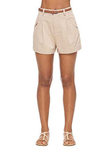 Ragwear SORENN Damen Frauen Kurze Hose,Shorts,Sommerhose,kurz,Stretch,Regular Fit,Cream (7006),26 von Ragwear