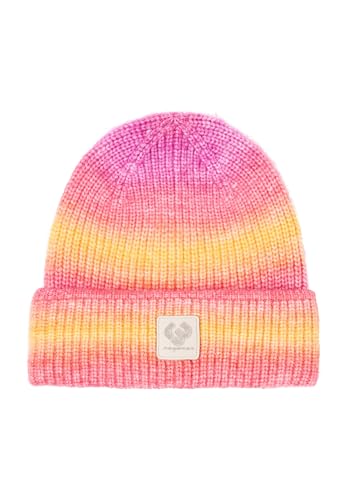 Ragwear Damen Strickmütze Beanie Warme modische gestrickte Mütze gestreift Outdoor (DE/NL/SE/PL, Alphanumerisch, Einheitsgröße, Fuchsia) von Ragwear
