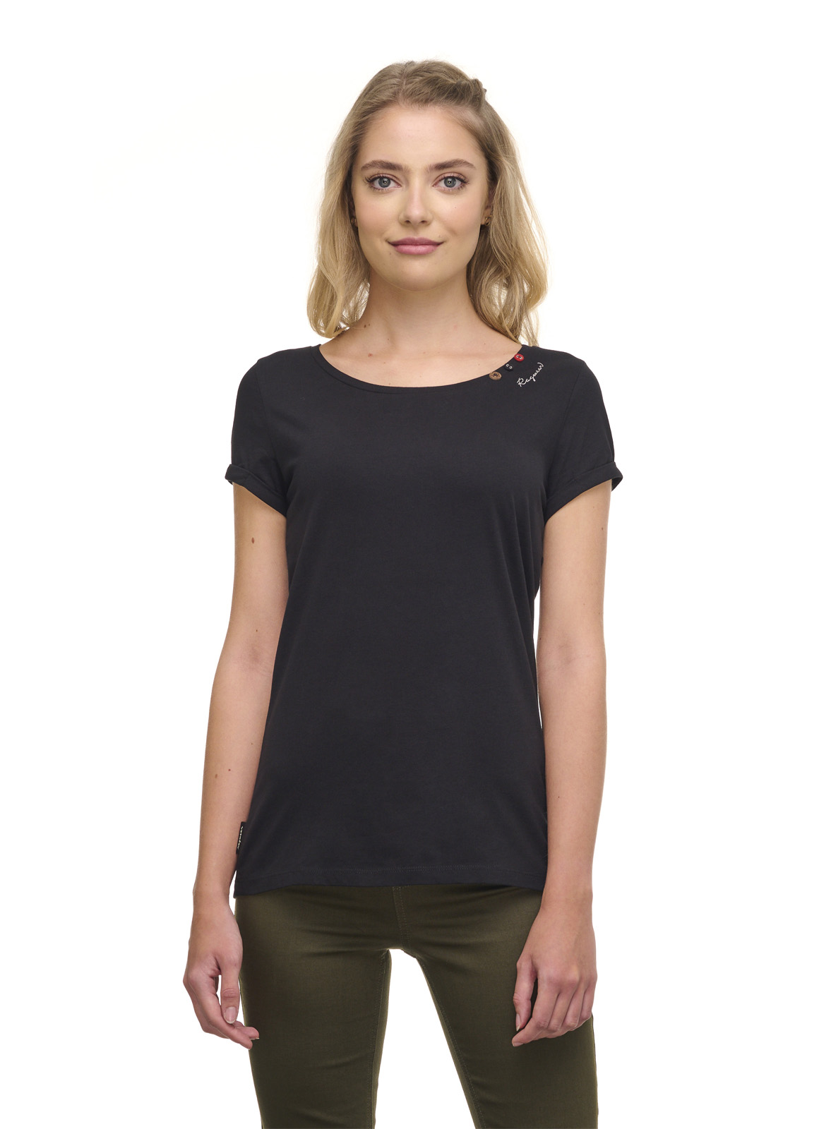 Ragwear Shirt Florah Organic black von Ragwear