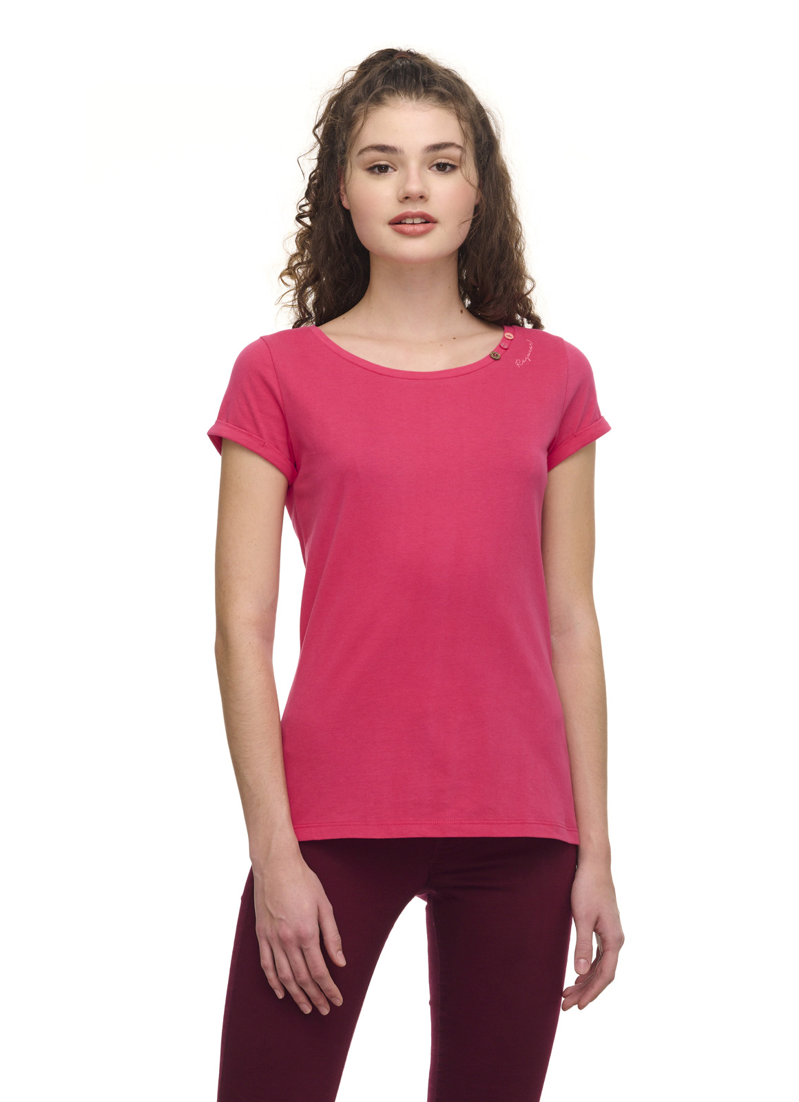 Ragwear Shirt Florah Organic raspberry von Ragwear