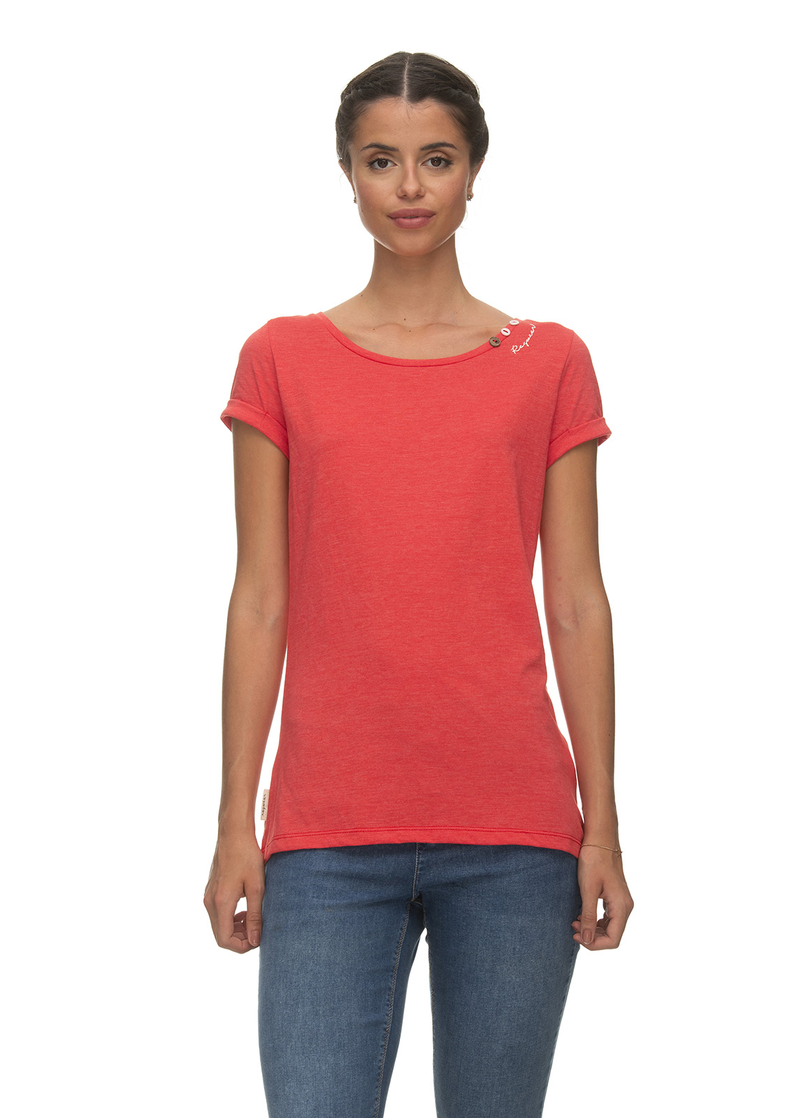 Ragwear Shirt Florah Organic red von Ragwear