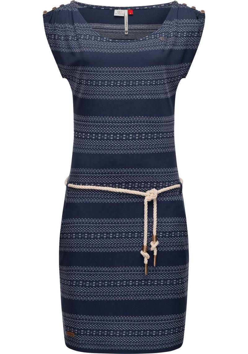 Ragwear Shirtkleid "Chego" Eingrifftaschen stylisches Sommerkleid mit Bindeband von Ragwear