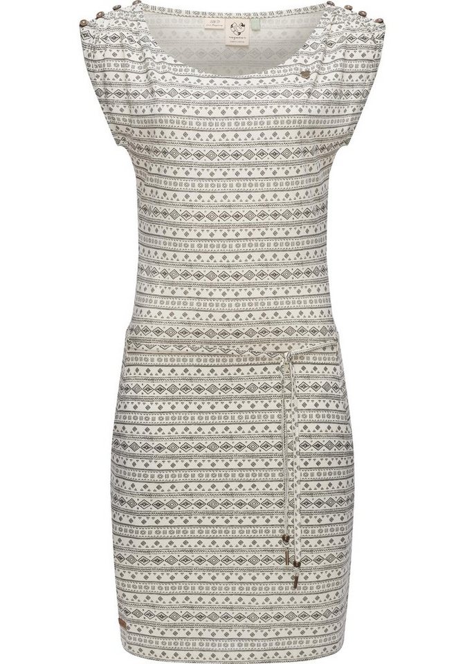 Ragwear Shirtkleid Chego Organic stylisches Sommerkleid mit Bindeband von Ragwear