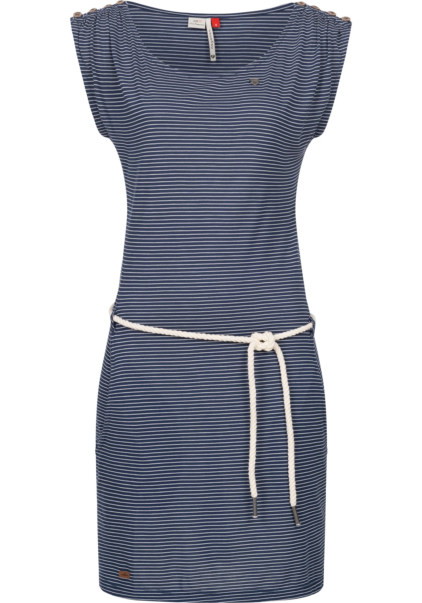 Ragwear Shirtkleid "Chego Stripes Intl." Eingrifftaschen stylisches Sommerkleid mit Streifen-Muster von Ragwear
