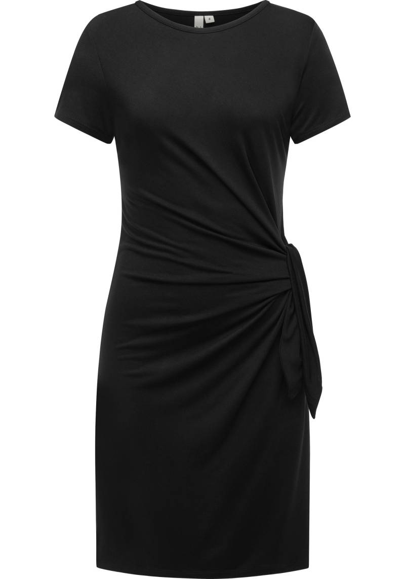 Ragwear Shirtkleid "Knotta" Ohne Tasche Kurzarm Sommerkleid mit seitlichem Bindeband von Ragwear