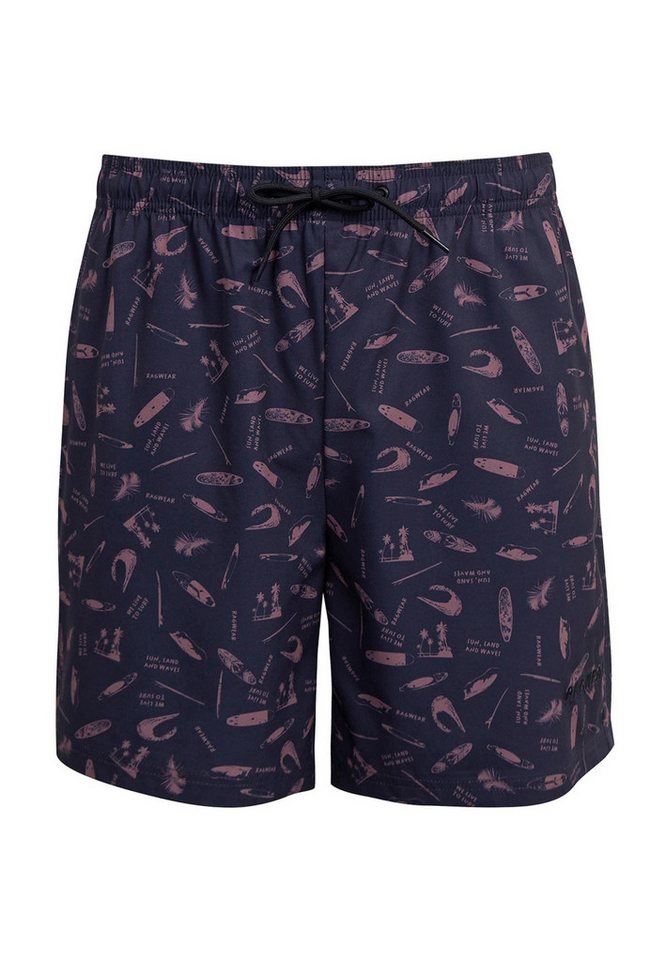 Ragwear Shorts STANNIS PRINT Nachhaltige & Vegane Mode Herren von Ragwear