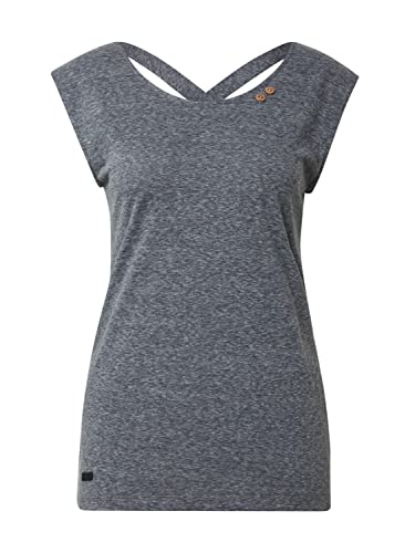 Ragwear Sofia Damen Frauen Top,Shirt,Oberteil,ärmellos,Tanktop,Rundausschnitt,Regular Fit,Dark Grey (3012),XL von Ragwear