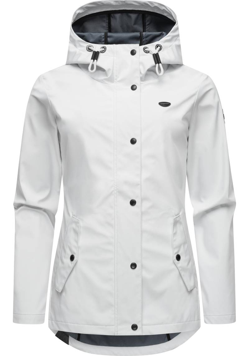 Ragwear Softshelljacke "Margge Shell" mit Kapuze wasserdichte Damen Übergangsjacke mit großer Kapuze von Ragwear