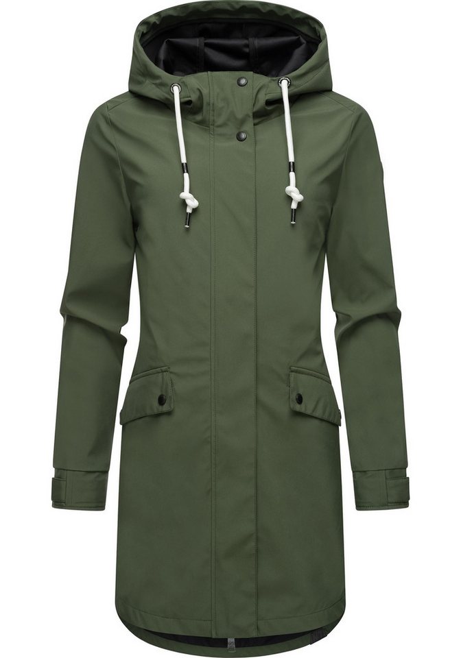 Ragwear Softshellmantel Tinsley Shell wasser- und winddichte Damen Softshelljacke von Ragwear