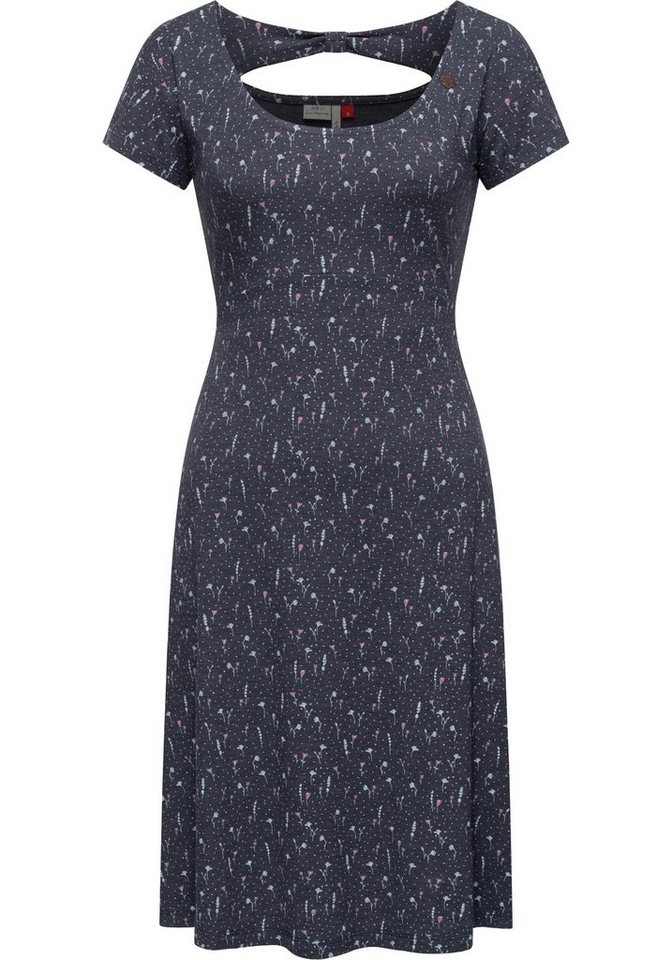 Ragwear Sommerkleid Lunngo leichtes Freizeitkleid mit süßem Rückenausschnitt von Ragwear