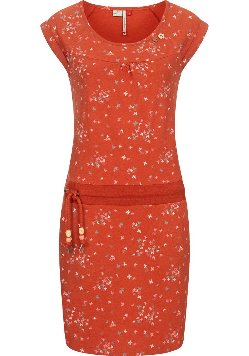 Ragwear Sommerkleid "Penelope" Eingrifftaschen leichtes Baumwoll Kleid mit Print von Ragwear