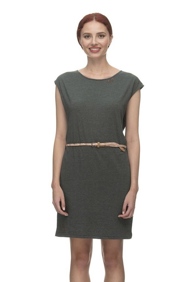 Ragwear Sommerkleid Ragwear Kleid Damen SOFFIA DRESS 2311-20011 Dark Green Khaki 5021 von Ragwear