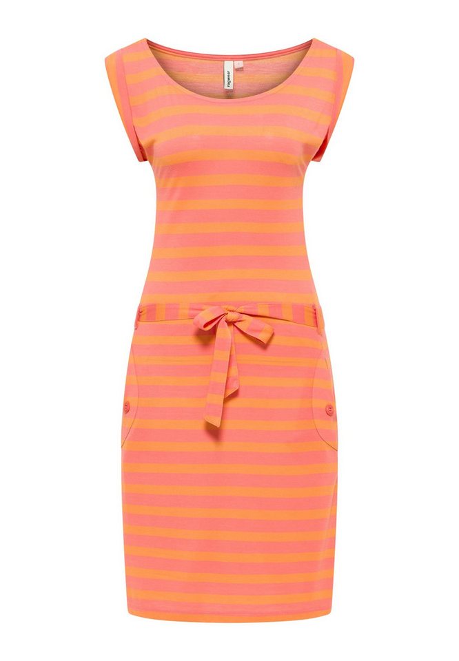 Ragwear Sommerkleid TAGG STRIPES Vegane Mode Damen von Ragwear
