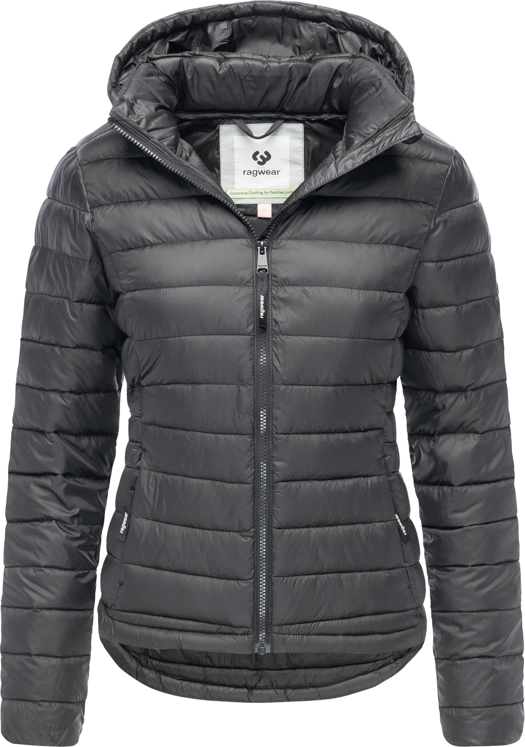 Ragwear Steppjacke "Bobie" mit Kapuze leichte, gesteppte Damen Jacke mit abnehmbare Kapuze von Ragwear