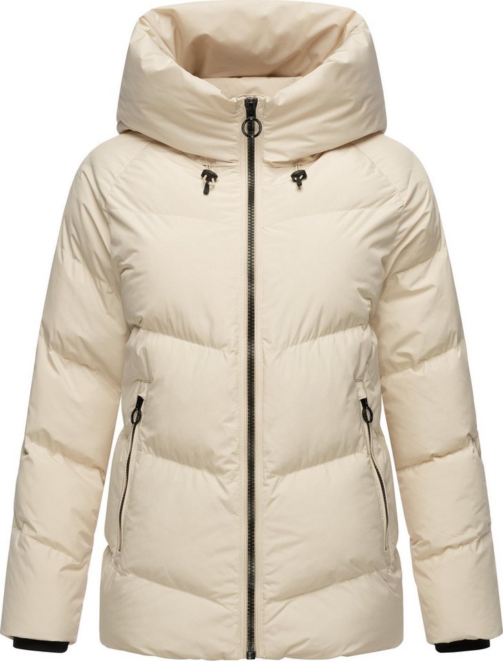 Ragwear Steppjacke Cessi Wasserdichte Damen Winterjacke mit großer Kapuze von Ragwear