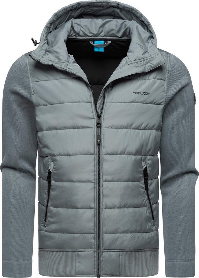 Ragwear Steppjacke Hallmar Hood Coole Herren Übergangsjacke mit weichen Ärmeln und Kapuze von Ragwear