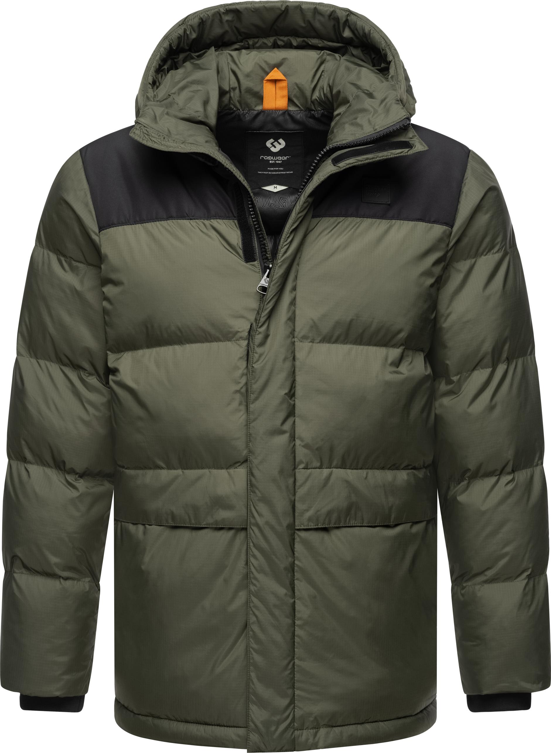 Ragwear Steppjacke "Mikkesh" mit Kapuze Sportliche Herren Winterjacke mit Kapuze von Ragwear