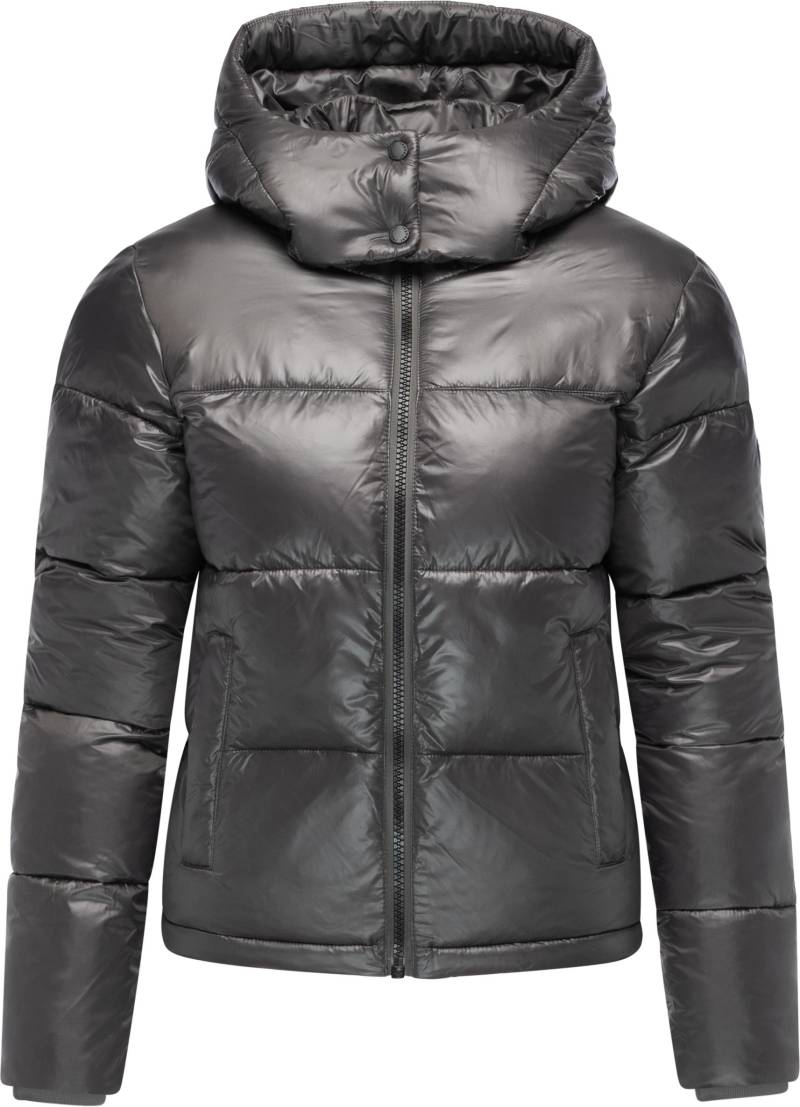 Ragwear Steppjacke "Roobie II" mit Kapuze Matt glänzende Damen Winterjacke mit Kapuze von Ragwear