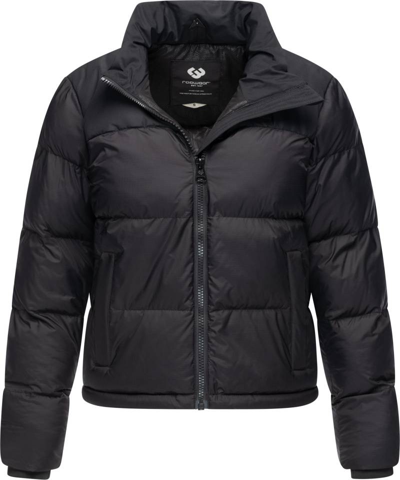 Ragwear Steppjacke "Serah" ohne Kapuze stylische Damen Winterjacke im Colourblocking-Design von Ragwear