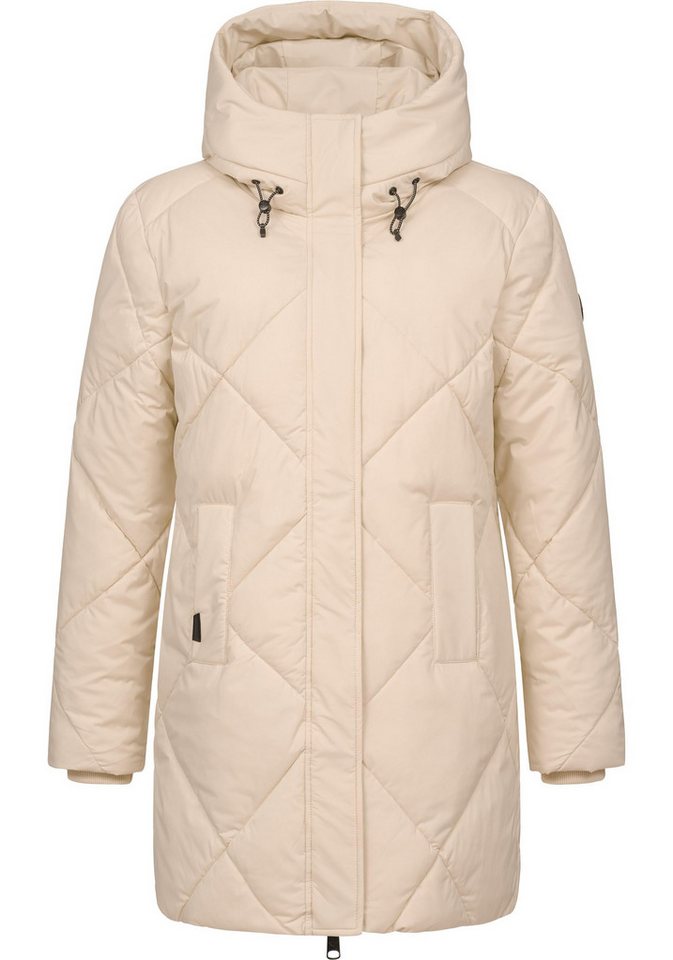Ragwear Steppmantel Diamanta Wasserdichter Damen Kurzmantel mit Kapuze von Ragwear