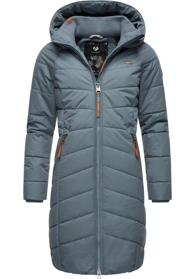 Ragwear Steppmantel Dizzie Coat stylischer, gesteppter Winterparka mit gefütterter Kapuze von Ragwear