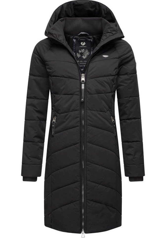 Ragwear Steppmantel Dizzie Coat stylischer, gesteppter Winterparka mit gefütterter Kapuze von Ragwear