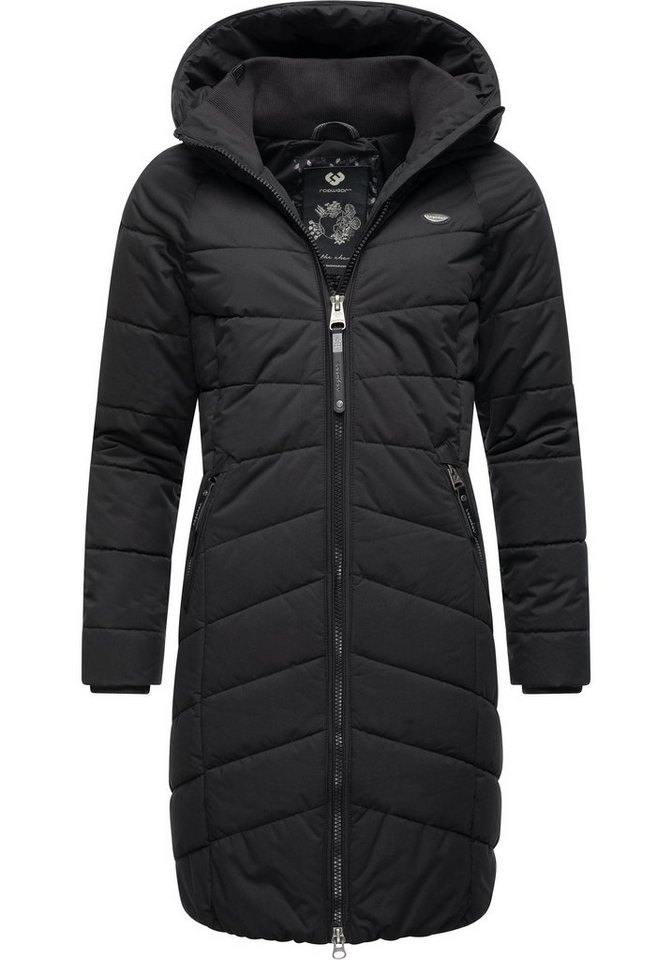 Ragwear Steppmantel Dizzie Coat stylischer, gesteppter Winterparka mit gefütterter Kapuze von Ragwear