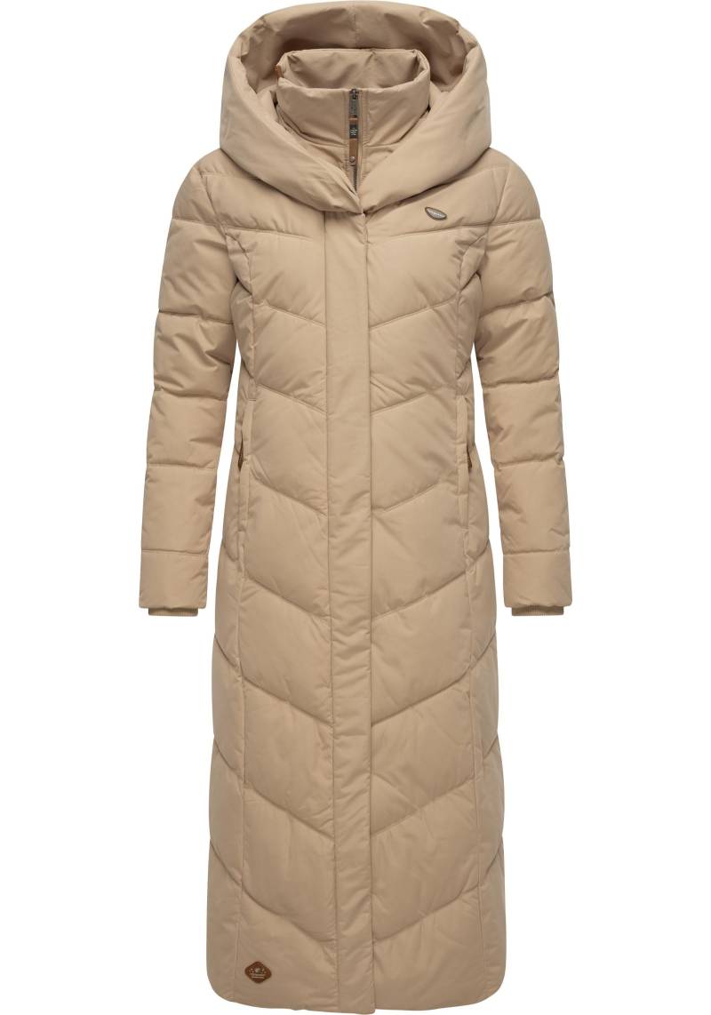 Ragwear Steppmantel "Natalka Extralong", Gesteppter Damen Mantel mit Kapuze von Ragwear