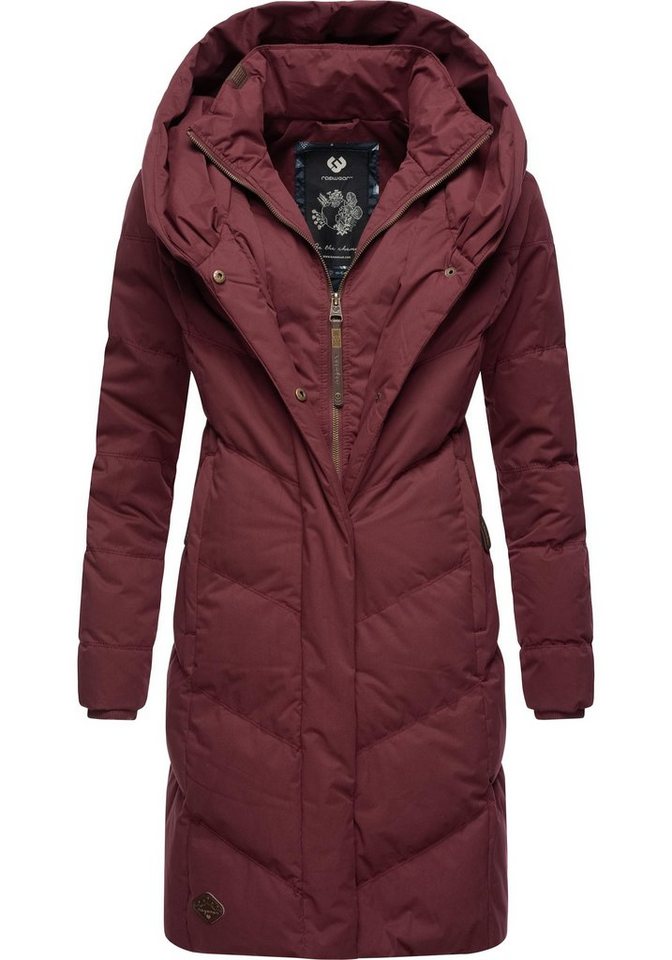 Ragwear Steppmantel Natalka stylischer, gesteppter Winterparka mit gefütterter Kapuze von Ragwear