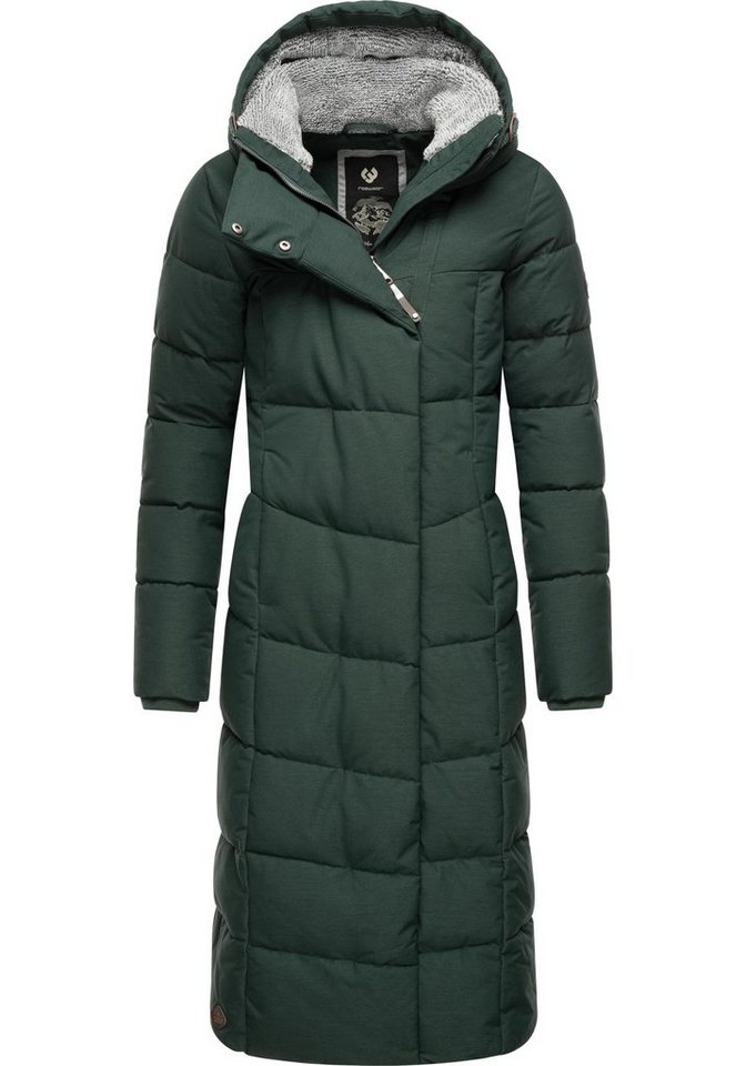 Ragwear Steppmantel Pavla Extralong zeitloser, wasserdichter Damen Wintermantel von Ragwear