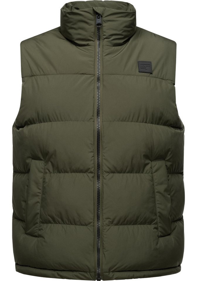 Ragwear Steppweste Savan Wasserdichte gesteppte Herren Outdoorweste von Ragwear