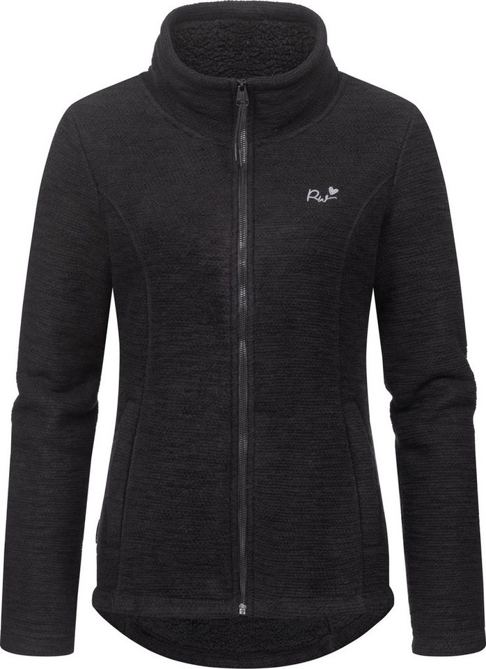 Ragwear Strickjacke Liram Melange Kuschelige Übergangsjacke in Strick-Optik von Ragwear