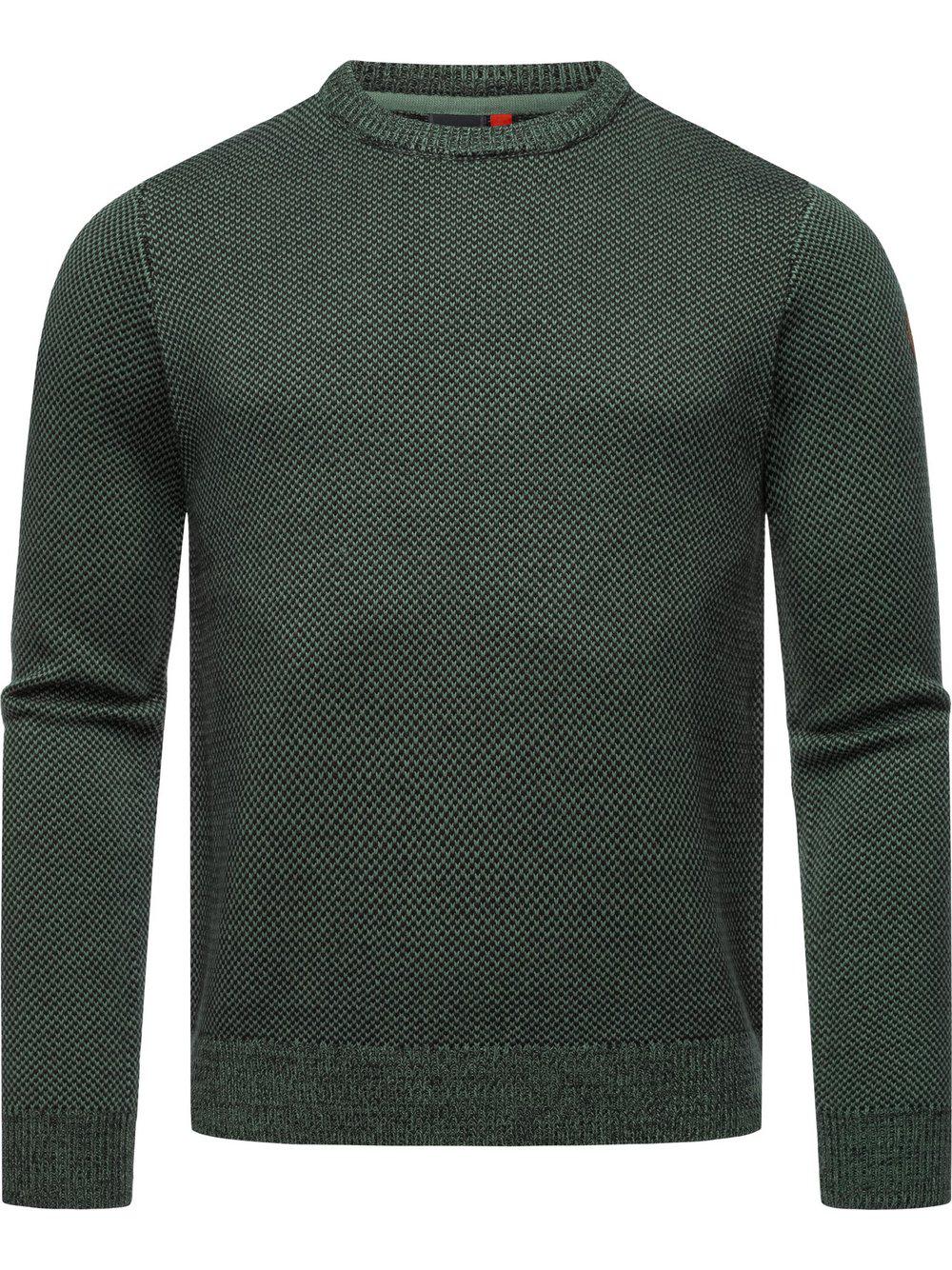 Ragwear Strickpullover Herren Baumwolle, grün von Ragwear