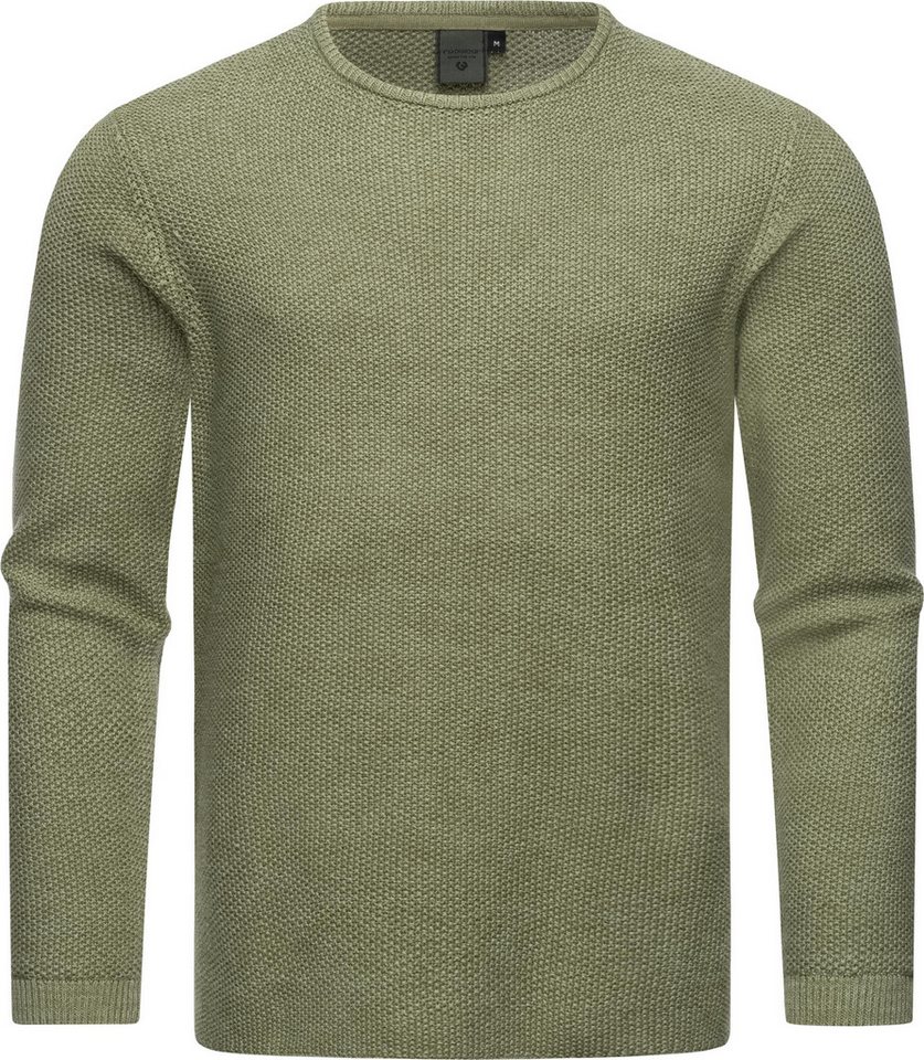 Ragwear Strickpullover Knitson stylischer Herren Sweatpullover mit Rippbündchen von Ragwear