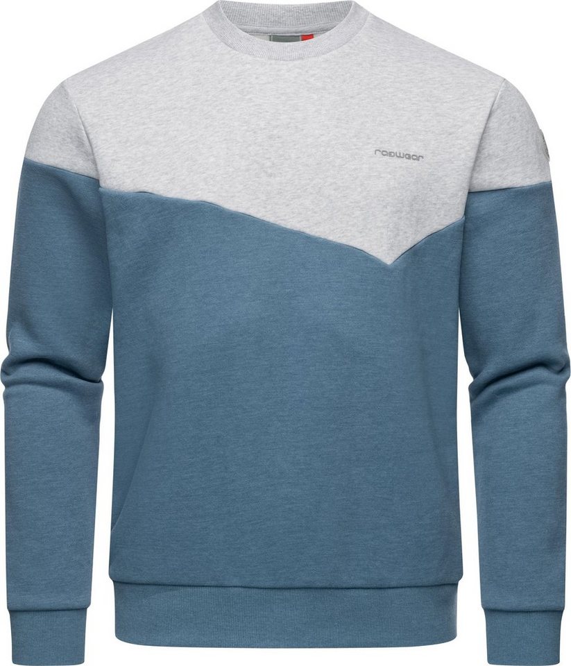 Ragwear Sweater Dotie Weicher Herren Pullover in angesagter Farbkombination von Ragwear