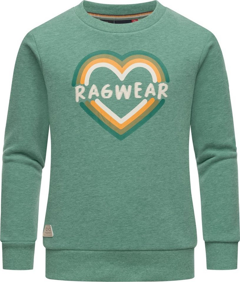 Ragwear Sweater Evka Print stylisches Mädchen Sweatshirt mit coolem Logo Print von Ragwear