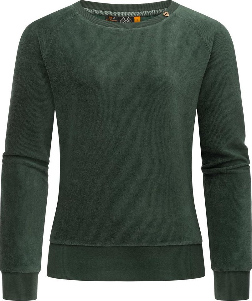 Ragwear Sweater Johanka Velvet Stylischer Damen Pullover in Cord-Optik von Ragwear