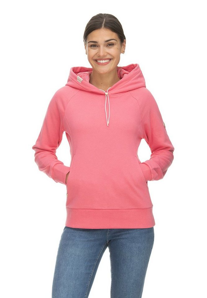 Ragwear Sweater Ragwear Damen Sweater ANWEN 2311-30014 Coral 4005 Pink von Ragwear