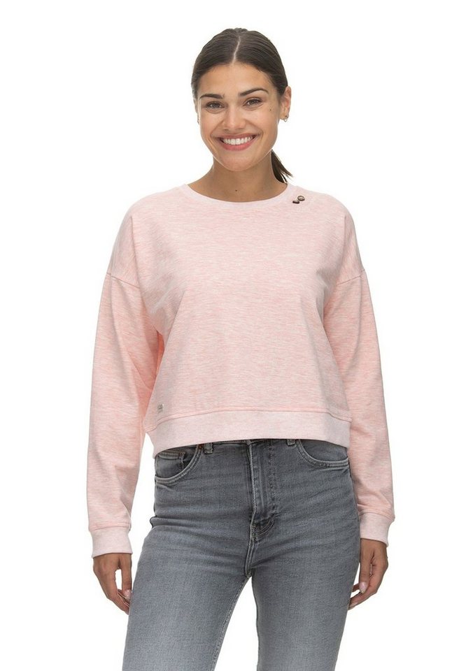 Ragwear Sweater Ragwear Damen Sweater BLESED 2311-30002 Light Pink 4063 Rosa von Ragwear