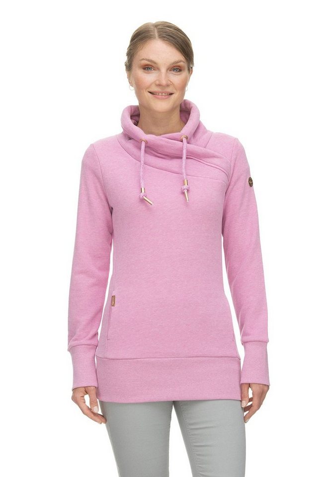 Ragwear Sweater Ragwear Damen Sweater NESKA 2311-30010 Pink 4043 Pink von Ragwear