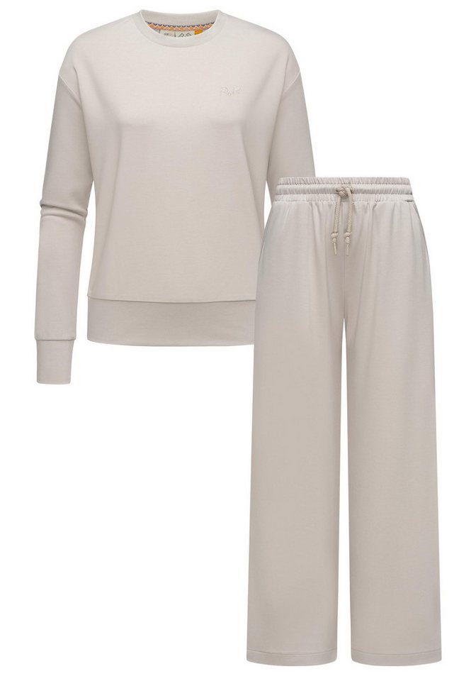 Ragwear Sweater Set Delje (Set, 2-tlg., 2er-Pack) Damen Set aus weiter Hose und Pullover von Ragwear