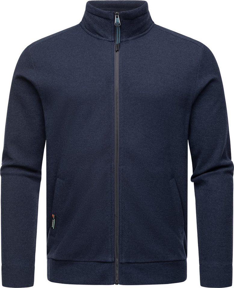 Ragwear Sweatjacke Carlow lässige Herren Kapuzenjacke mit Stehkragen von Ragwear