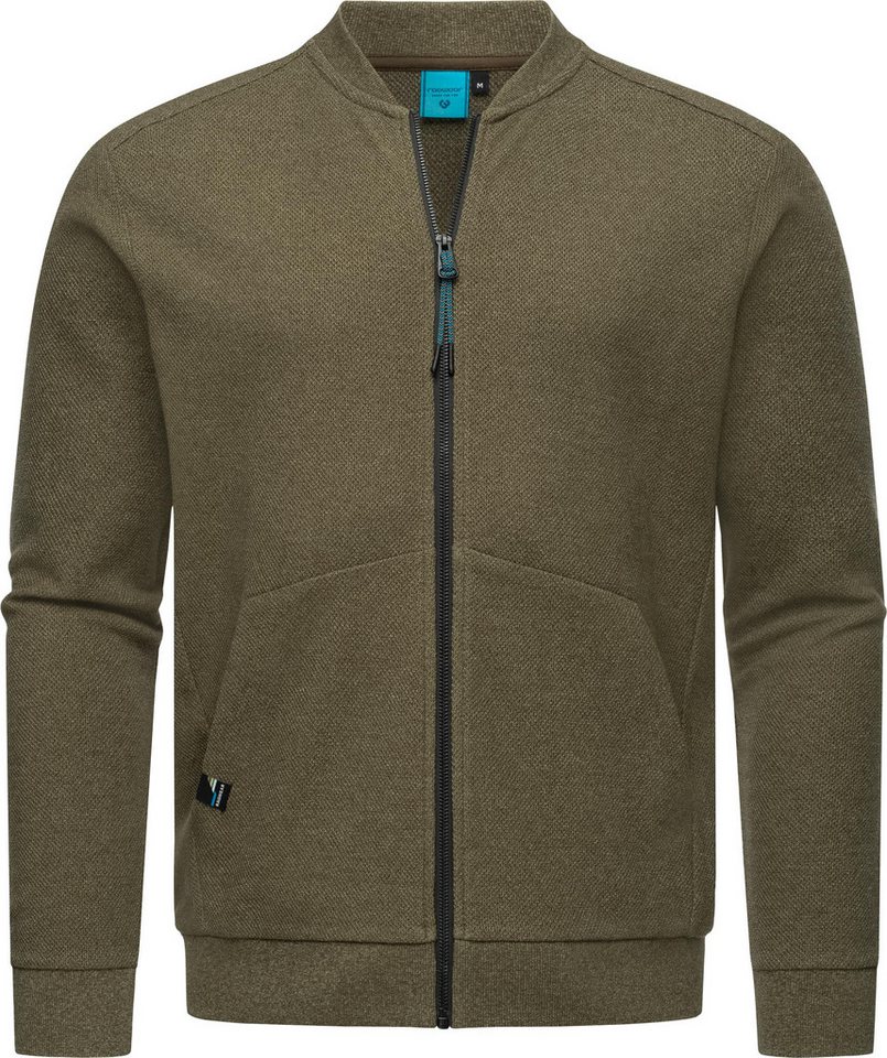 Ragwear Sweatjacke Cruider lässige Herren Strickjacke mit Bündchen von Ragwear