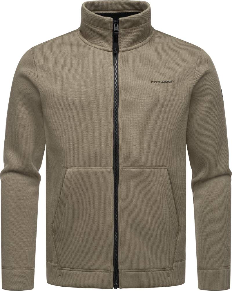 Ragwear Sweatjacke "Fabbian Collar" Herren Basic Feinstrick-Jacke von Ragwear