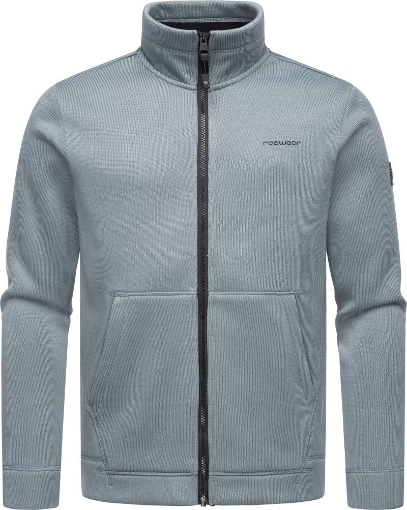 Ragwear Sweatjacke "Fabbian Collar" Herren Basic Feinstrick-Jacke von Ragwear