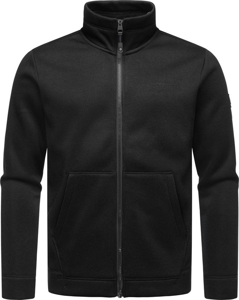 Ragwear Sweatjacke Fabbian Collar Herren Basic Feinstrick-Jacke von Ragwear