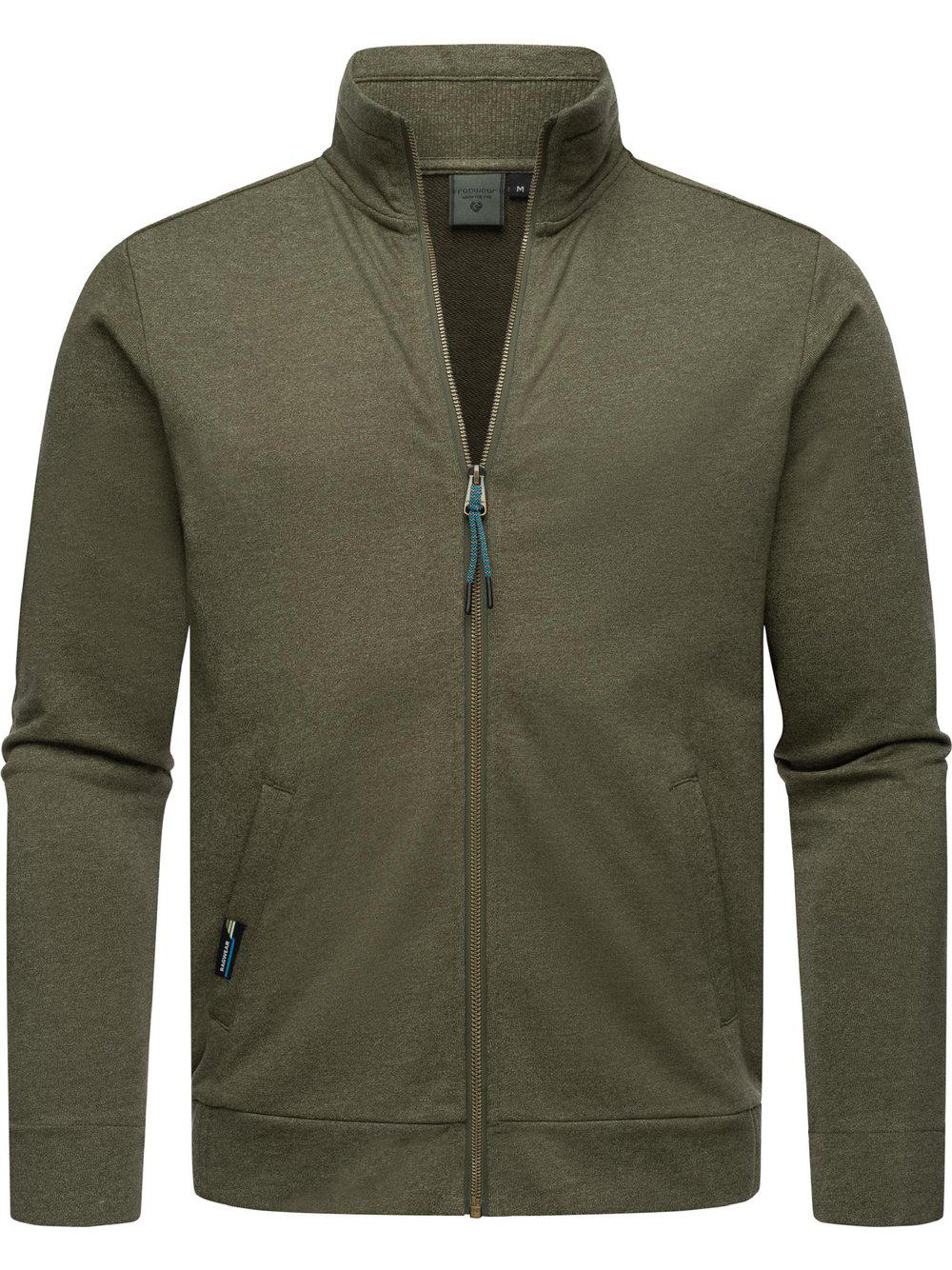 Ragwear Sweatjacke Herren Baumwolle, oliv von Ragwear