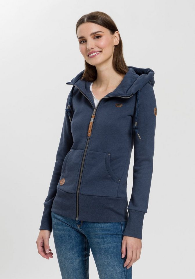 Ragwear Sweatjacke NESKA ZIP O mit extra breiten Bündchen von Ragwear